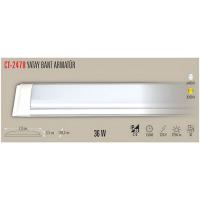 Cata Ct-2478 36W Yatay Led Bant Armatürü Beyaz