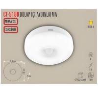 Cata CT-5180 4000K Sensörlü Kabin Led Aydınlatma