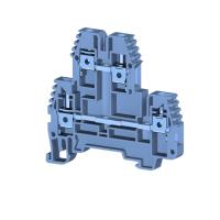 MOLWEX DCKKB2.5 2.5 MM², MAVİ VİDALI, ÇİFT KATLI, 2 GİRİŞ - 2 ÇIKIŞ KLEMENS MOLWEX (150 081)